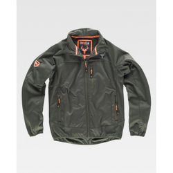 CHAQUETA WORKSHELL REF.S8640 VERDE BOSQUE T-S