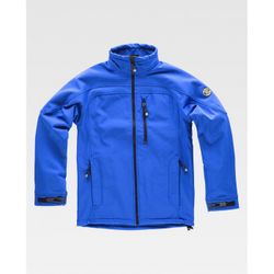 CHAQUETA WORKSHELL REF.S9010 AZUL T-S