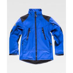 CHAQUETA WORKSHELL REF.S9020 AZUL T-XL