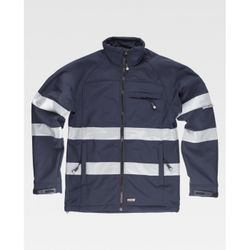 CHAQUETA WORKSHELL REF.S9035 MARINO T-M