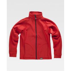 CHAQUETA WORKSHELL REF.S9100 ROJO T-XL