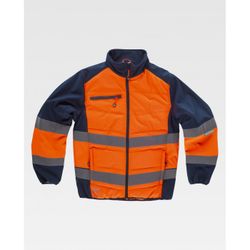 CHAQUETA WORKSHELL REF.S9600 NARANJA A.V.+MARINO T-M
