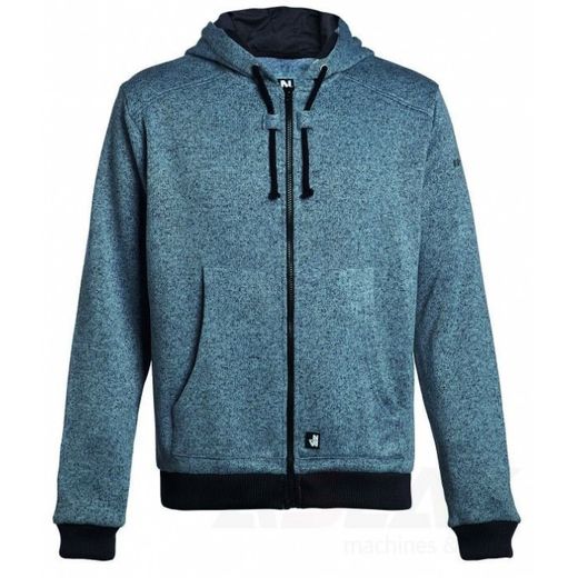 CHAQUETA/SUDADERA CAPUCHA JAGUAR GRIS JASPEADO M