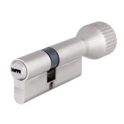 CILINDRO 80 MM. P NIQUEL SAT. 35X45 15 C/POMO CAJA