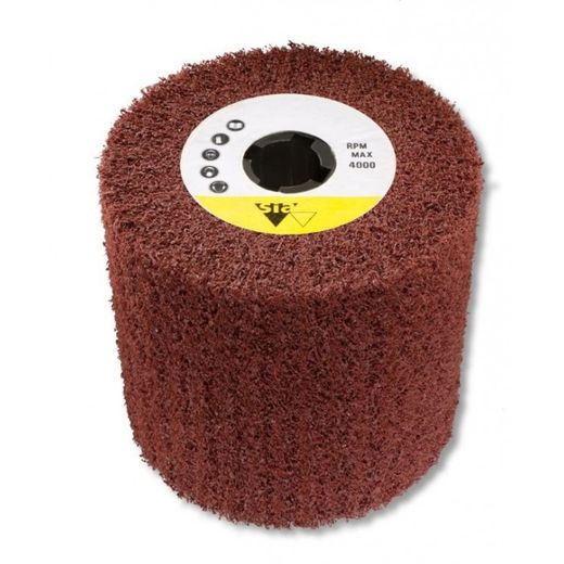 CILINDRO SATINADOR DE CEPILLOS DE LAMINAS DE VELLON 105 MM GRANO 4911 SERIE 6130HD