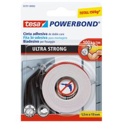 CINTA ADHES.DOBLE CARA 1,5MX19 MM.P.BOND