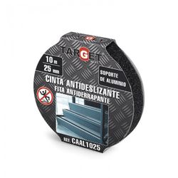 CINTA ADHESIVA ANTIDESLIZANTE CONFORMABLE NEGRA DE 10 MX25 MM