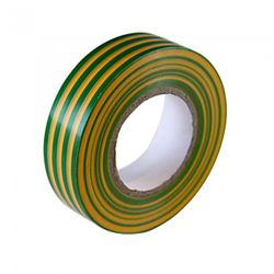 CINTA AISLANTE 19MMX20M AMARILLO-VERDE