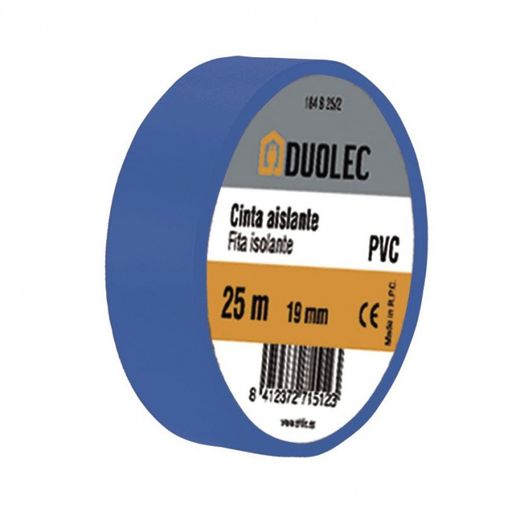 CINTA AISLANTE 19X20M AZUL 0,15MM