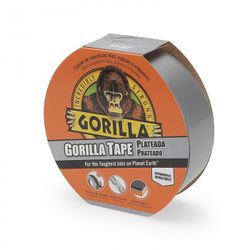 CINTA AMERICANA REFORZADA GORILLA TAPE 32 M ANCHO 48 MM PLATA