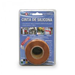 CINTA DE SILICONA NARANJA 3 METROSX25 MM