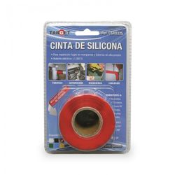 CINTA DE SILICONA ROJA 3MX25MM