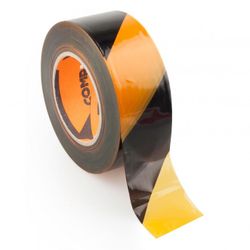 CINTA SEÑALUMINO AMARILLA/NEGRA 200M.COMPACT