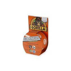 CINTA TRANSPARENTE GORILLA CLEAR REPAIR 8,02M ANCHO 48MM