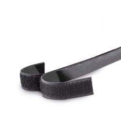 CINTA VELCRO COMPACT 25M.X20MM. M-H NEGR