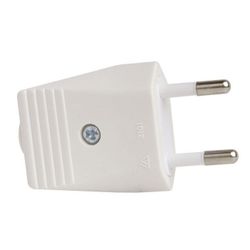 CLAVIJA 10A 250V BLANCO