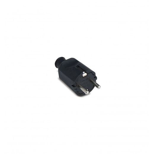 CLAVIJA GOMA NEGRA 16A 250V 4.8MM