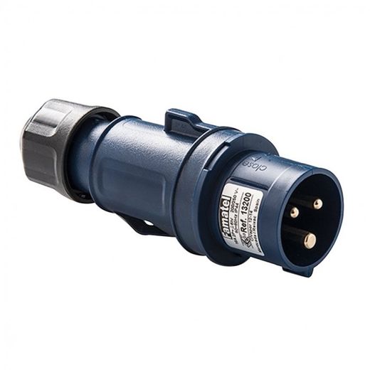 CLAVIJA INDUSTRIAL 2P+T 32AMP. 220V IP44