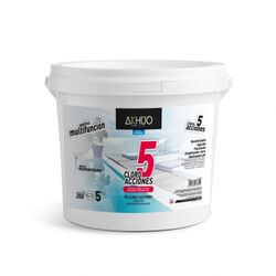 CLORO 5 ACCIONES TABLETA 250G 5KG AKHUO