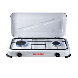 COCINA PORTATIL A GAS 2 FUEGOS