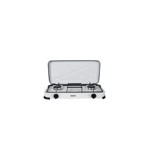 COCINA PORTATIL GAS 2 FUEGOS. HABITEX