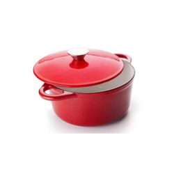 COCOTTE REDONDA ROJA 24X11,50 CM
