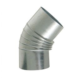CODO 45º RIZADO ESTUFA GALV.D.100 MM.