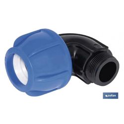 CODO 90° ROSCA MACHO PP PN16 32 X 3/4"