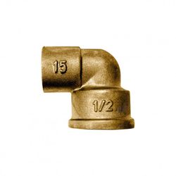 CODO LATON SOLDAR R/HEMBRA 1/2" X 18 MM.