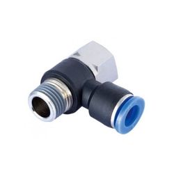 CODO ORIENTABLE BANJO ROSCA MACHO CONICA D.4 R 1/4 BSPT