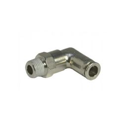 CODO ORIENTABLE ROSCA MACHO CONICA D.8 R 1/4 BSPT