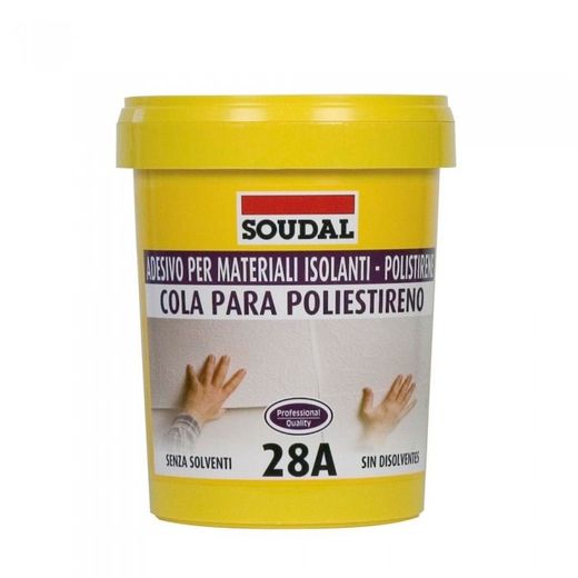 COLA PARA POLIESTIRENO 28A BLANCO CUBO 1 KG