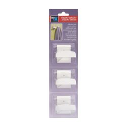 COLGADOR 1P ADHESIVO BLANCO 3U