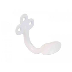 COLGADOR 2 ACERO BLANCO EPOXI (S)