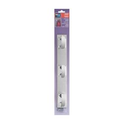 COLGADOR 3P C/TORNILLO CROMADO