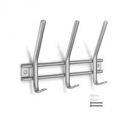 COLGADOR ACERO INOXIDABLE 3 GANCHO DOBLE