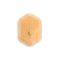 COLGADOR ADHESIVO MADERA HAYA 2U