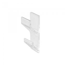 COLGADOR ADHESIVO TRANSP.20X85MM. 2UNID