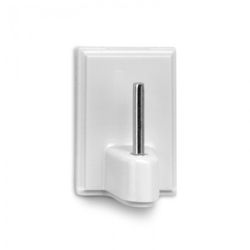 COLGADOR ADHESIVO VISILLO BLANCO 4U.