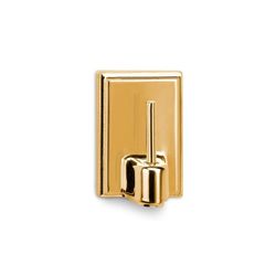 COLGADOR ADHESIVO VISILLO DORADO 4U.