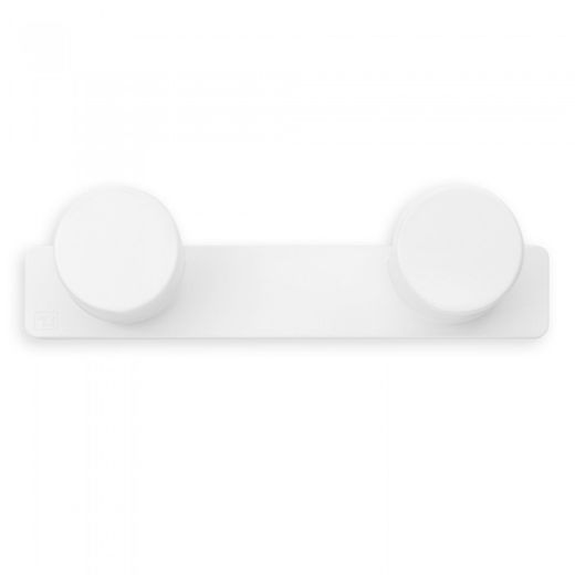 COLGADOR CON TORNILLO BLANCO 3072-2-