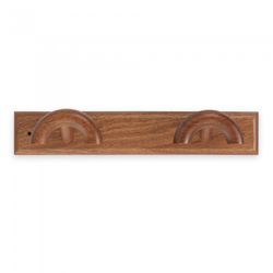COLGADOR MADERA DOBLE GANCHO SAPELLY 1472-0-