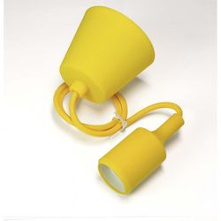 COLGANTE PORTALAMPARAS E27 AMARILLO