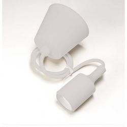 COLGANTE PORTALAMPARAS E27 BLANCO