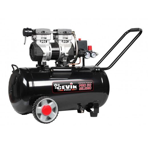 COMPRESOR 230V- 1,5HP- 50 LT.- 8 BAR- 150 LT./ MIN. SILENCIOSO