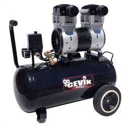 COMPRESOR 230V- 2HP- 40 LT.- 8 BAR- 196 LT./ MIN. SILENCIOSO