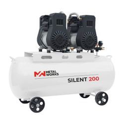 COMPRESOR SILENT 200 - SIN ACEITE 200L.