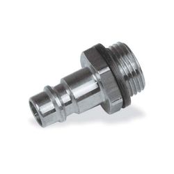 CONECTOR DE ACERO - ROSCA EXTERNA 1/4"