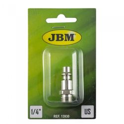CONECTOR MACHO US - ROSCA MACHO 1/4"