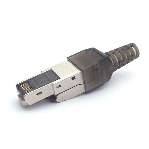 CONECTOR RJ-45 CAT-6A FTP MACHO A PRESION